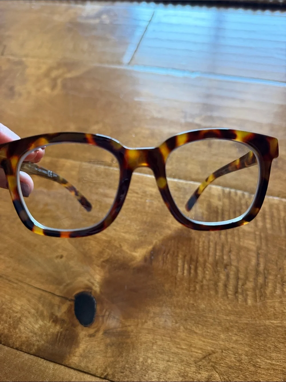 Tortoiseshell Blue Light Glasses with Case